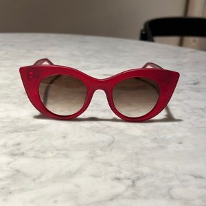 Brand new never worn Thierry Lasry Hedony Red Acetate sunglasses.